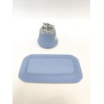 Wedgwood Smoking Set — Table Lighter and Saucer/Ashtray