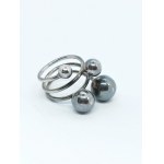 Bead Ring, 925 Silver