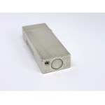 Silver-plated Dunhill lighter in a box with documentation