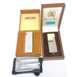 Set of 3 lighters: 2 in boxes, 1 in a case