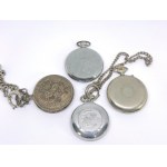 Set of 4 pocket watches—Astra, Kienzle, Ling, and Celly