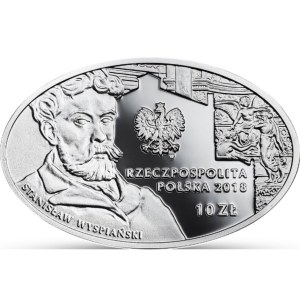 10 zlotych, 2018, 125th anniversary of the Juliusz Słowacki Theater in Kraków