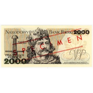 2,000 zlotys, 1979, Series S 0000000, Design No. 2744*