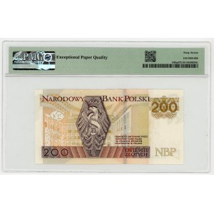 200 złotych 2015, seria AY 9080007, PMG 67 EPQ