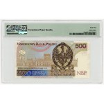 500 zlotych, 2016, series AC 0000017, PMG 65 EPQ, very low serial number