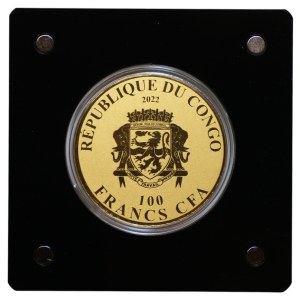 100 Francs 2022, Princess Diana 1/200 ounce, Au999
