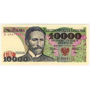 10,000 zlotys, 1987, Series B