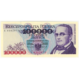 100.000 złotych 1993, seria E