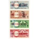 1 to 500 zlotych, 1990, set of 9 pieces, part of the Polish Cities series, marked Uncirculated