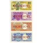 1 to 500 zlotych, 1990, set of 9 pieces, part of the Polish Cities series, marked Uncirculated