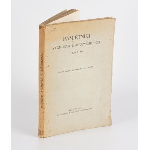 KOTIUŻYŃSKI Zygmunt - Pamiętniki [1911]