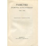KOTIUŻYŃSKI Zygmunt - Pamiętniki [1911]