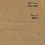 Stanisław BARAŃCZAK - In One Breath [first edition, 1970]