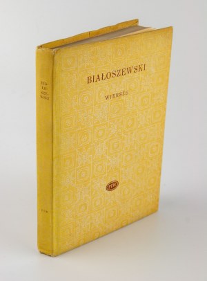 BIAŁOSZEWSKI Miron - Wiersze [1976] [AUTOGRAF I DEDYKACJA]