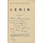 GRUBIŃSKI Wacław - Lenin. Komedia [Londyn 1949] [AUTOGRAF I DEDYKACJA]