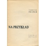 PEIPER Tadeusz - Na przykład. Poemat aktualny [1931] [opr. graf. Kazimierz Podsadecki]