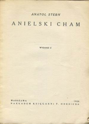 STERN Anatol - Anielski cham [1928] [okł. Henryk Stażewski]
