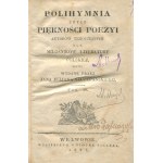 Polihymnia: The Beauty of Contemporary Poetry for Lovers of Polish Literature. Volume IV. A Selection of Writings by Adam Mickiewicz [1827] [First edition of “Ode to Youth”]