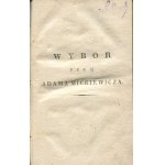 Polihymnia: The Beauty of Contemporary Poetry for Lovers of Polish Literature. Volume IV. A Selection of Writings by Adam Mickiewicz [1827] [First edition of “Ode to Youth”]