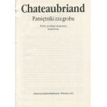 CHATEAUBRIAND François-René de - Pamiętniki zza grobu [1991]