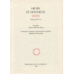 MONTAIGNE, Michel de - Essays [1985]