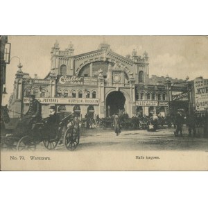 [postcard] Warsaw. Market Halls