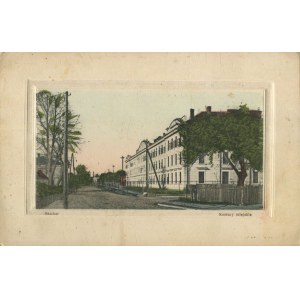 [carte postale] Sambor. Caserne municipale