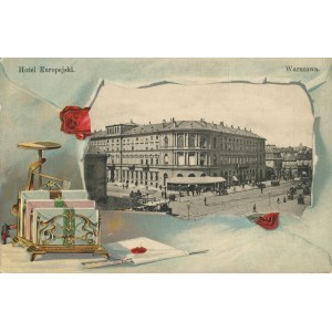 [pohlednice] Varšava. Hotel Europejski