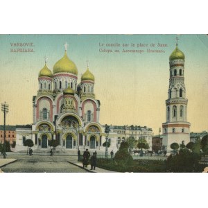 [pocztówka] Warszawa. Sobór św. Aleksandra Newskiego [1912]