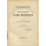 [Philosophy] Adam MAHRBURG - Philosophical Writings [1914]