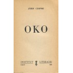 CZAPSKI Józef - Oko [wydanie pierwsze Paryż 1960]