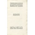Feliks JASIEŃSKI - A Guide to the Japanese Section of the National Museum [1906]