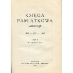 Arkonia Commemorative Book, 1879 – May 9 – 1929 [1929]