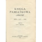 Arkonia Commemorative Book, 1879 – May 9 – 1929 [1929]