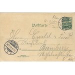 [cartolina] Myślibórz. Saluti da Moisdorf [1901]