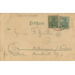 [pocztówka] Brzeg. Gruss aus Brieg, Bez. Breslau [1902]