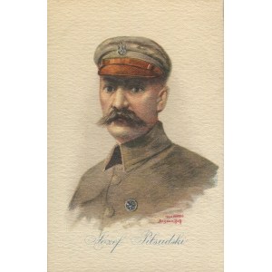 [vlastenecká pohlednice] HOFF Bogdan – Józef Piłsudski