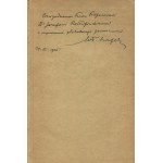 SZAFER, Władysław - At the Threshold of the Sahara: Impressions from a Trip to Tunisia in the Spring of 1924 [1925] [AUTOGRAPH AND DEDICATION TO JÓZEF ROSTAFIŃSKI]