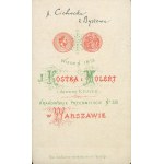 [cardboard photograph] Warsaw, J. Kostka and Mulert. Mrs. Cichocka from Byszewo
