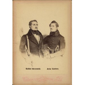 [photographie sur carton] Cracovie, J. Krieger. Kalikst Borzewski et Artur Zawisza, insurgés de novembre