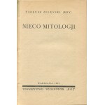 BOY-ŻELEŃSKI Tadeusz - Nieco mitologii [wydanie pierwsze 1935] [AUTOGRAF I DEDYKACJA]