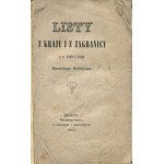 IWANOWSKI Eustachy Heleniusz - Listy z kraju i z zagranicy z r. 1863 i 1864 [1867]