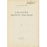 MAŃKOWSKI Henryk – Falešné polské mince [1930]