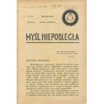 Myśl Niepodległa [wrzesień-grudzień 1907] [dedykacja Andrzeja Niemojewskiego]