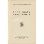 Janina Żółtowska, née Puttkamer - Different Times, Different People [London 1959]