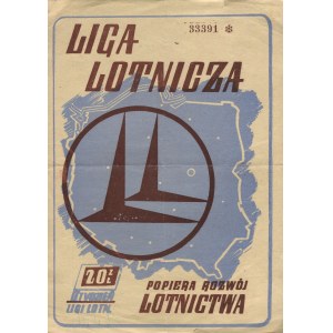 Cegiełka 20 zł. Liga Lotnicza popiera rozwój lotnictwa