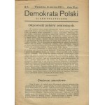 Polish Democrat. A political journal. A set of 5 issues from 1917