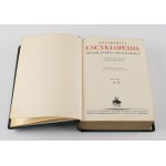 The Illustrated Encyclopedia by Trzaska, Evert, and Michalski, featuring numerous maps, tables, and illustrations within the text. Edited by Dr. Stanisław Lam [1928] [deluxe binding by Introligatornia Artystyczna]