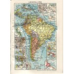 The Illustrated Encyclopedia by Trzaska, Evert, and Michalski, featuring numerous maps, tables, and illustrations within the text. Edited by Dr. Stanisław Lam [1928] [deluxe binding by Introligatornia Artystyczna]