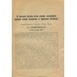 In Defense of Industry: Speeches by Members of the Council of State of the Kingdom of Poland [1918]
